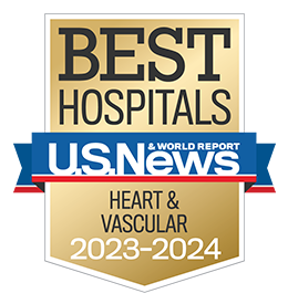 2023 U.S. News Badge - BJH Ranked in Cardiology and Heart Surgery